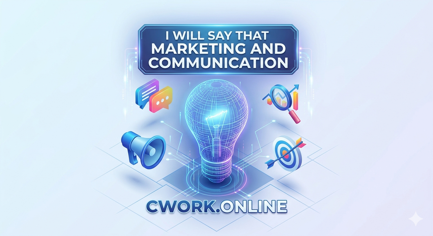 I will say that marketing and communication
